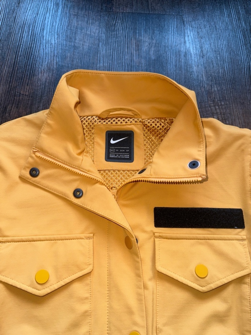 Nike Sportswear Tech Pack Chore Utility Jacket Yellow Puff Sleeve Women's XS - Picture 5 of 12